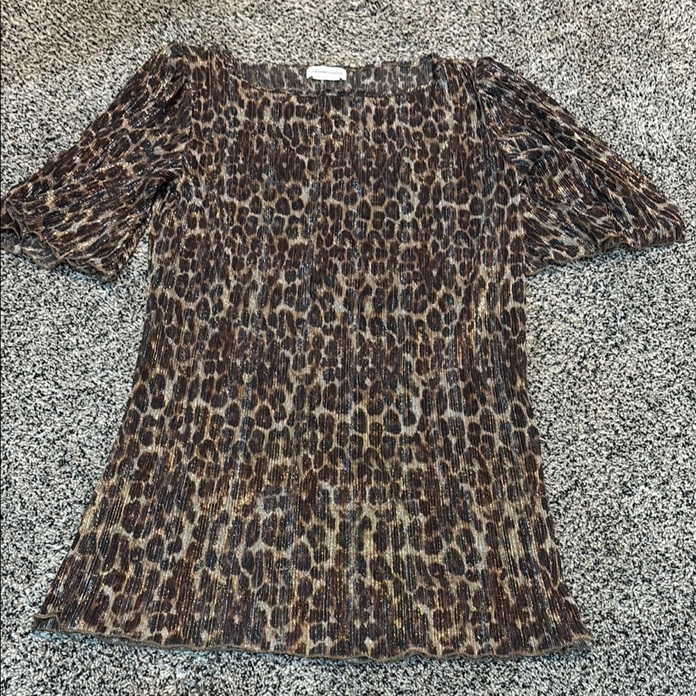 Leopard Print Women's Top